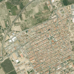 Foto satelital de Benejúzar