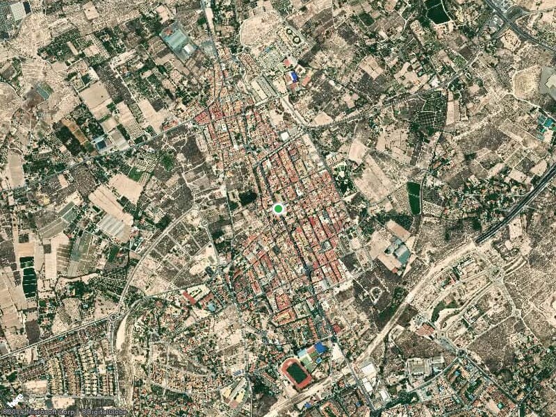 Foto satelital de Mutxamel