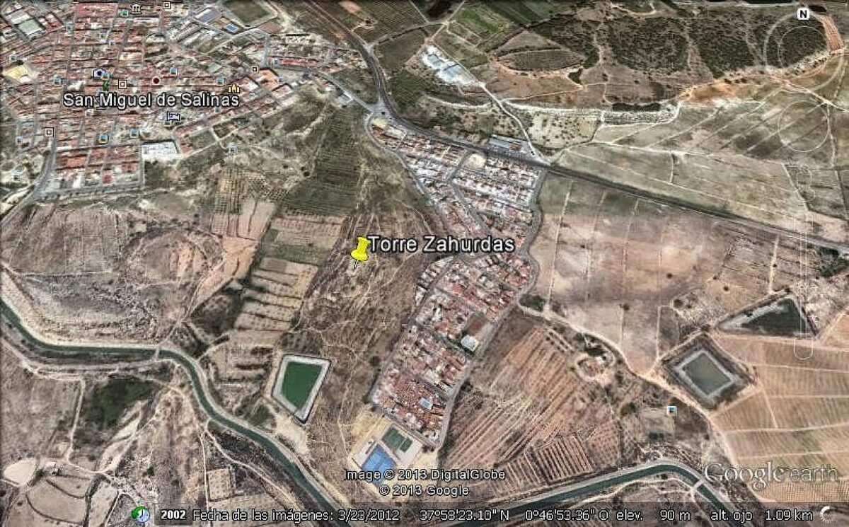 Foto satelital de San Miguel de Salinas